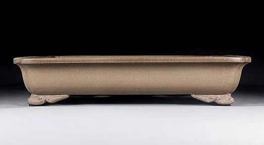 Quality rectangular bonsai pot - 33cm
