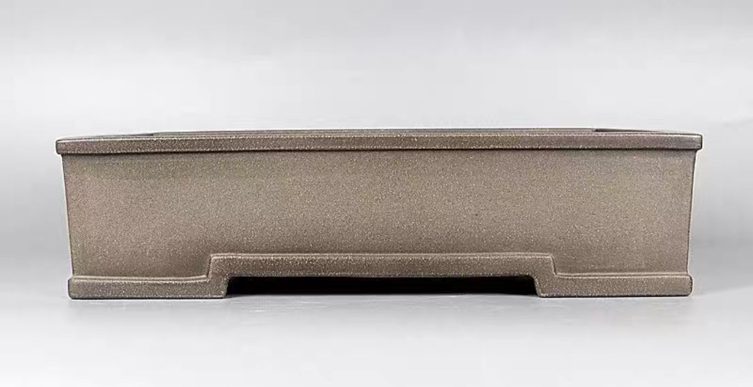 Quality rectangular bonsai pot - 34cm