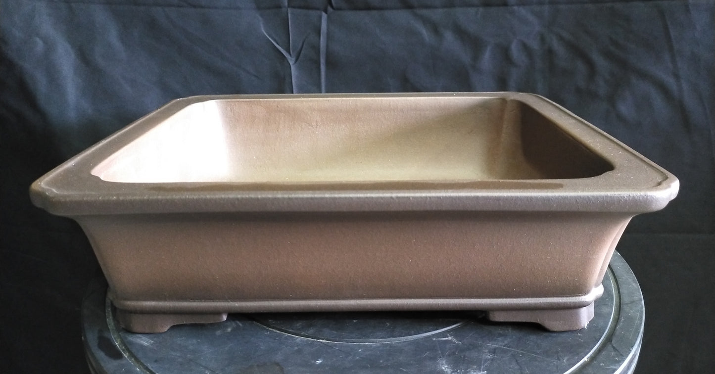 Quality rectangular bonsai pot - 35cm