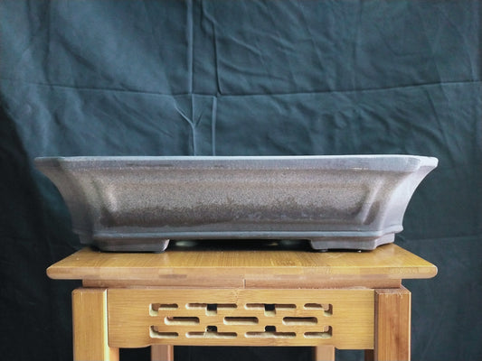 Quality rectangular bonsai pot - 38cm