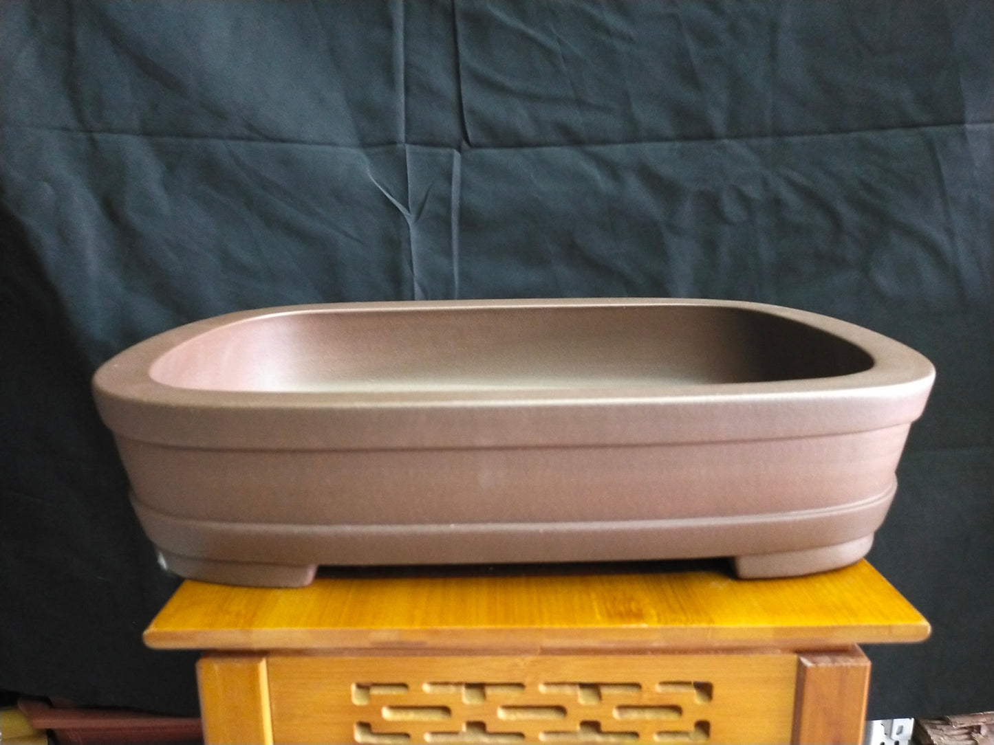 Quality rectangular bonsai pot - 40cm
