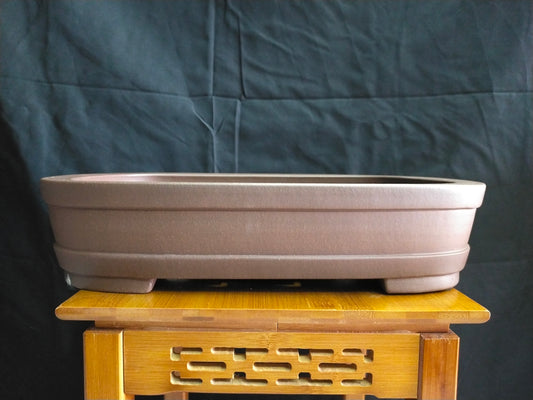 Quality rectangular bonsai pot - 40cm