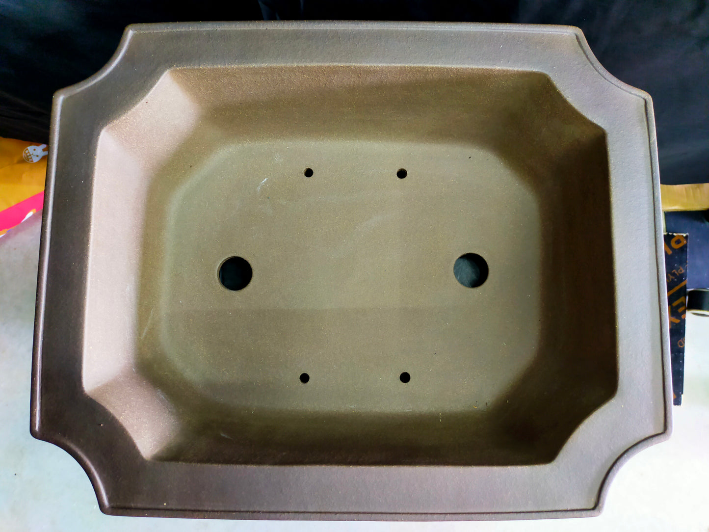 Quality rectangular bonsai pot - 40cm