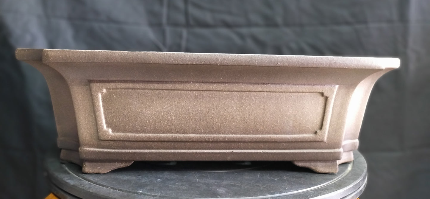 Quality rectangular bonsai pot - 40cm