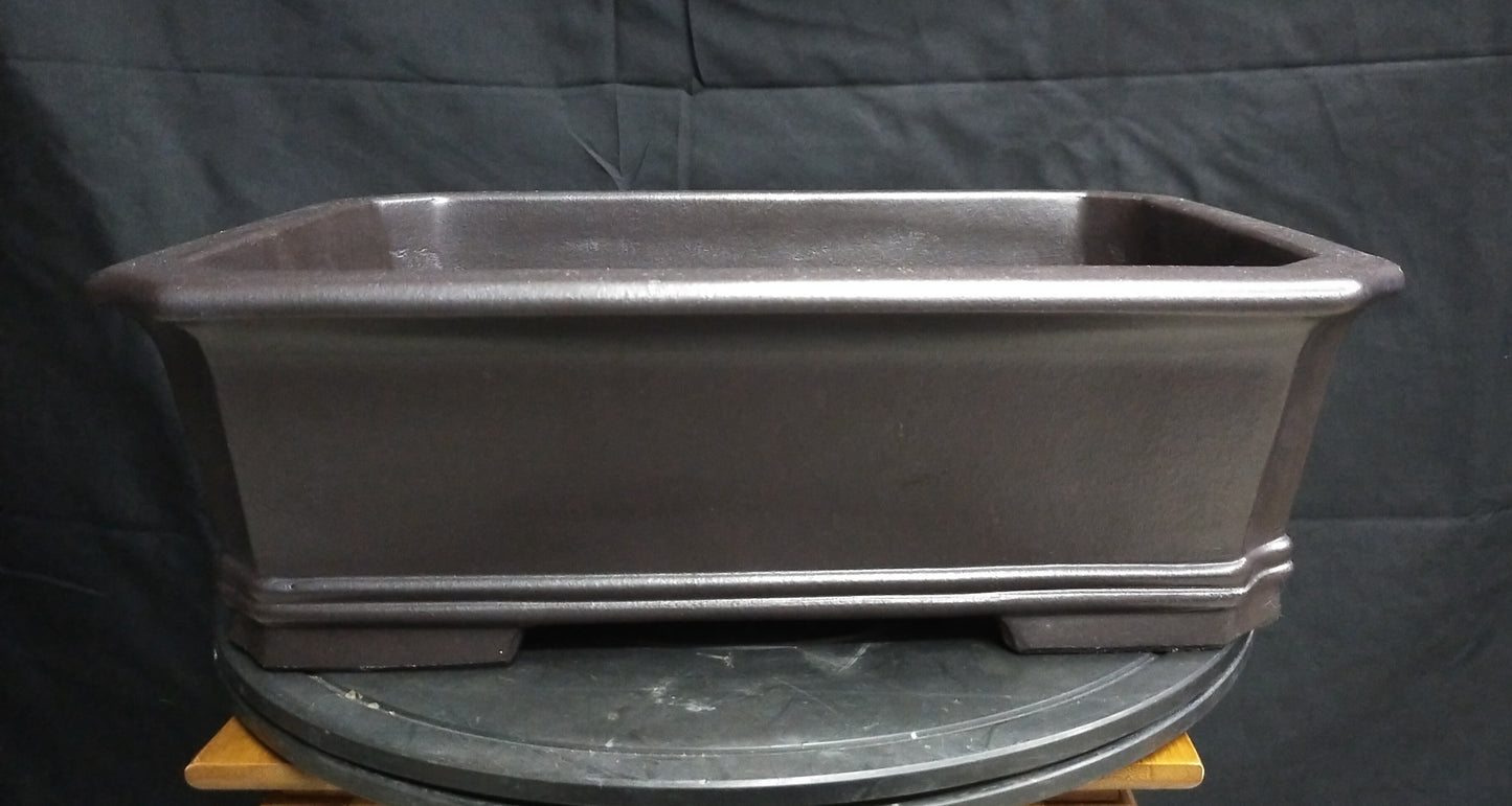 Quality rectangular bonsai pot - 40cm