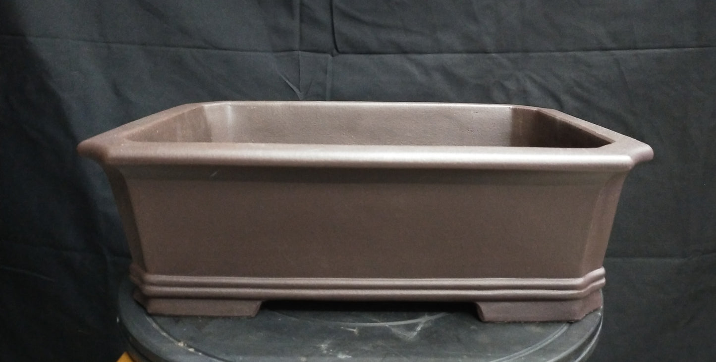 Quality rectangular bonsai pot - 40cm