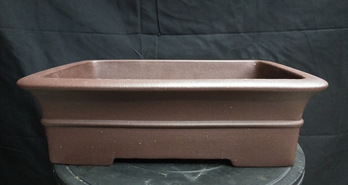Quality rectangular bonsai pot - 40cm