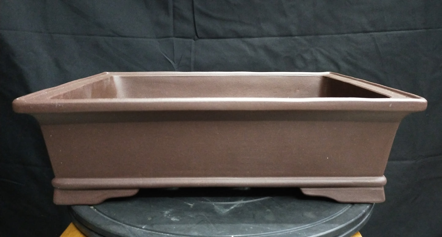 Quality rectangular bonsai pot - 40cm