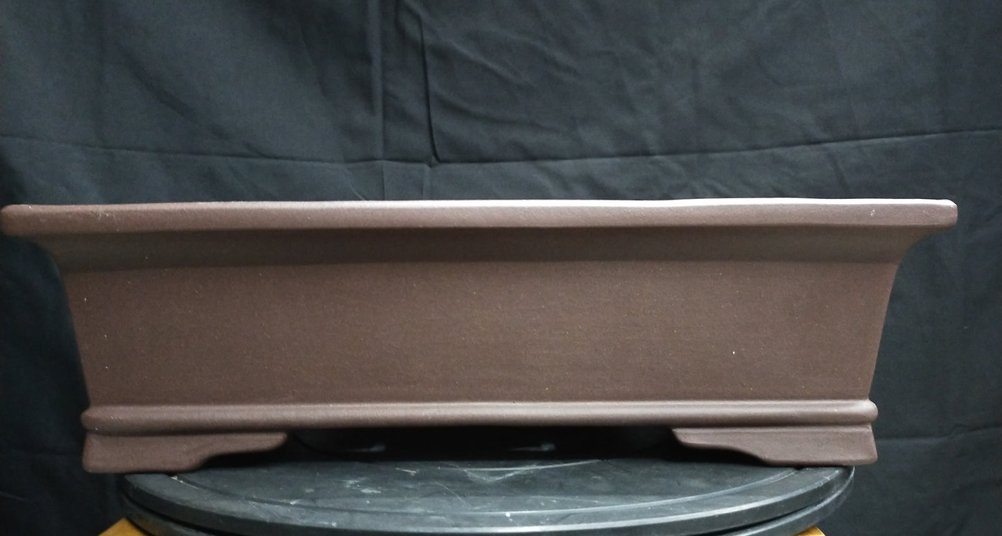 Quality rectangular bonsai pot - 40cm