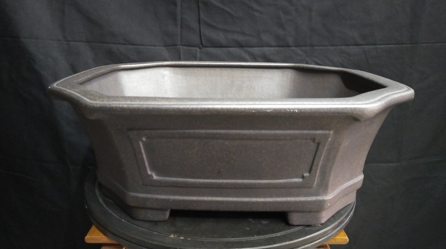 Quality rectangular bonsai pot - 44cm