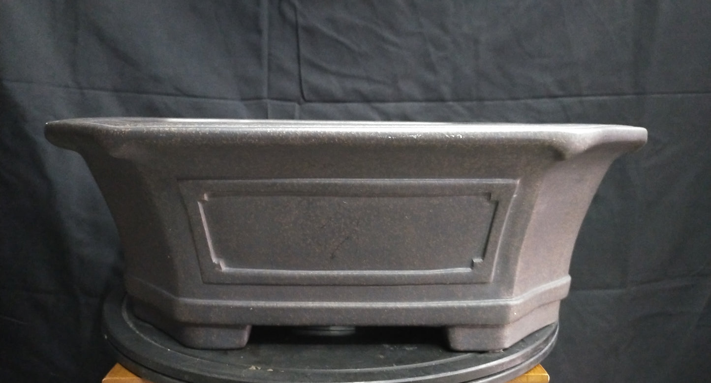 Quality rectangular bonsai pot - 44cm