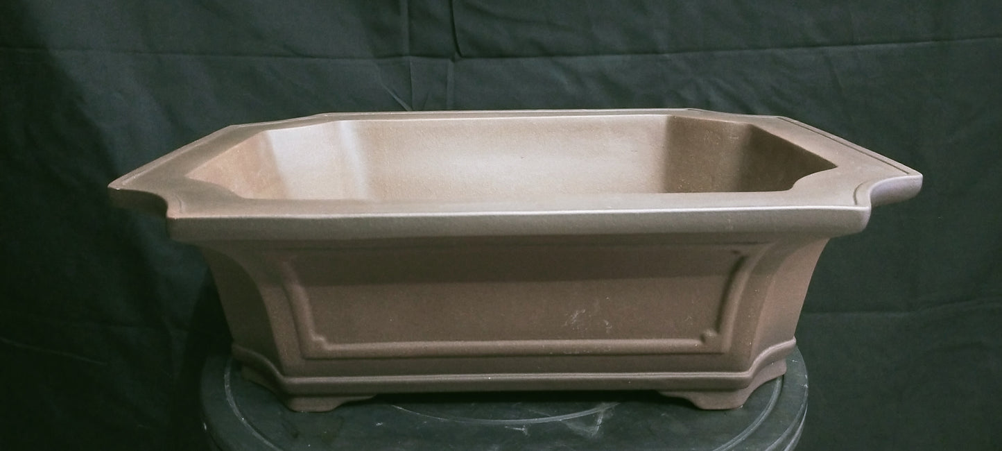 Quality rectangular bonsai pot - 45cm