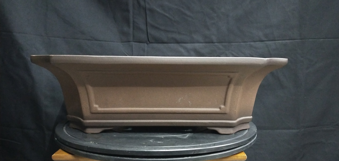 Quality rectangular bonsai pot - 45cm