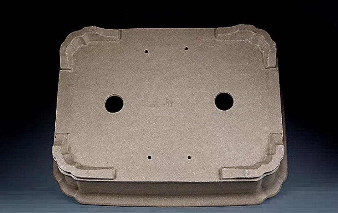 Quality rectangular bonsai pot - 48.5cm