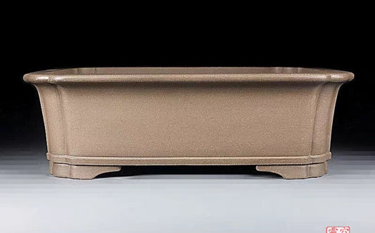 Quality rectangular bonsai pot - 48.5cm