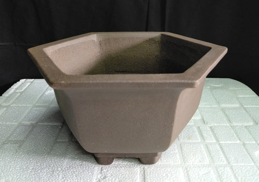 Beautiful semi cascade bonsai pot - 23.5cm